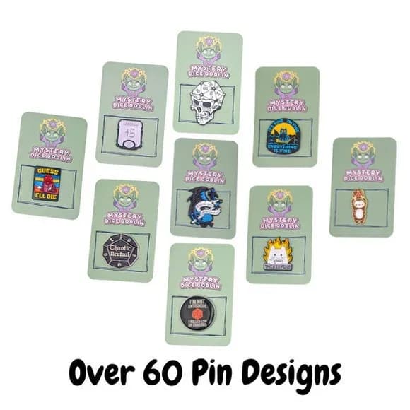 Mystery Dice Goblin: Pin Badge