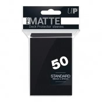Ultra Pro: Pro-Matte Non-Glare Card Sleeves - Black (10×50)
